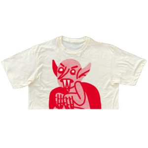 Ghoul rojo crop-top