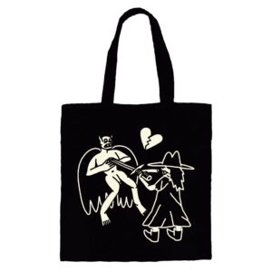 Desamor tote-bag negra